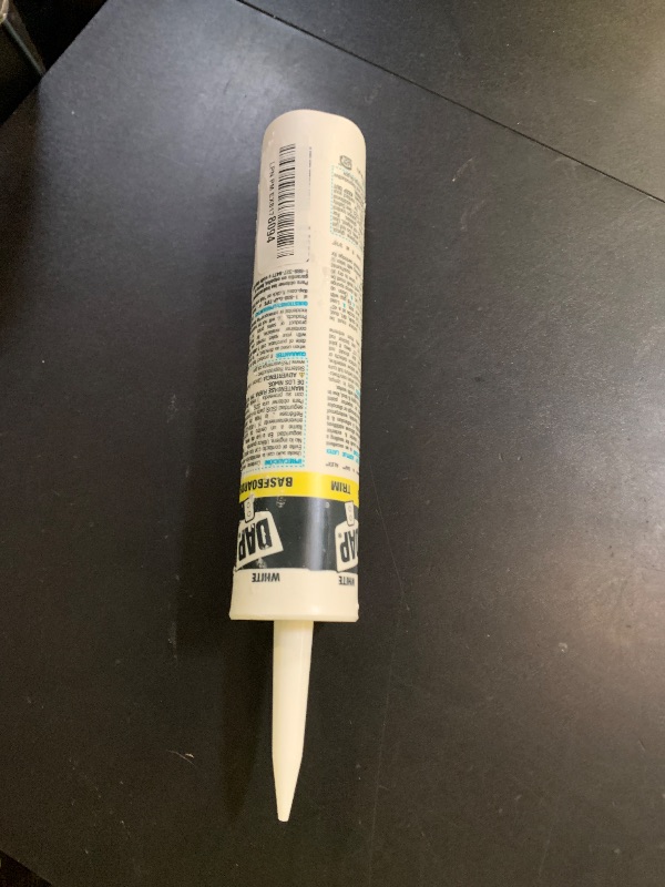 Photo 1 of DAP INC 18152 10.1oz White Alex Plus Acrylic Latex Caulk with Silicone