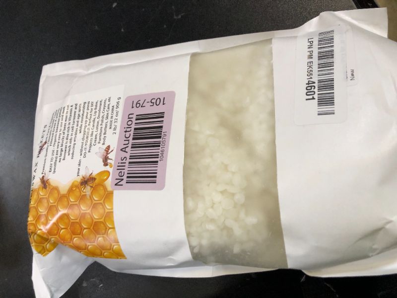 Photo 1 of Howemon White Beeswax Pellets 2LB 100% Pure and Natural Triple Filtered for Skin, Face, Body and Hair Care DIY Creams, Lotions, Lip Balm and Soap Making Supplies