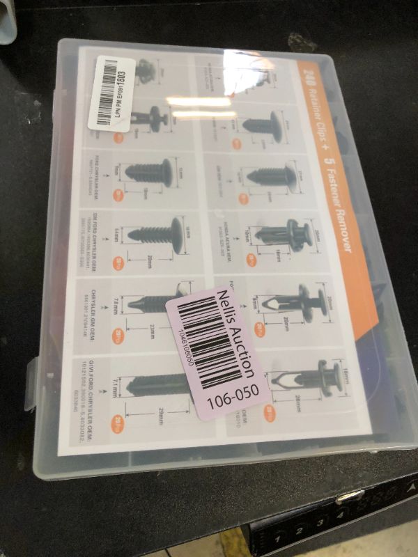 Photo 1 of GOOACC - GRC-33 240PCS Bumper Retainer Clips Car Plastic Rivets Fasteners Push Retainer Kit Most Popular Sizes Auto Push Pin Rivets Set -Door Trim Panel Fender Clips for GM Ford Toyota Honda Chrysler