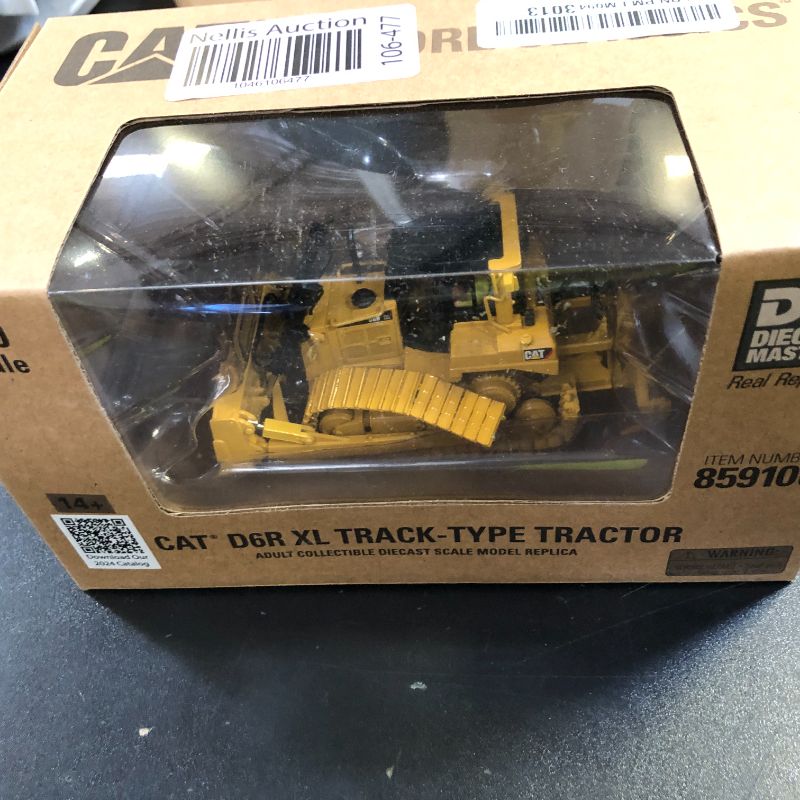 Photo 1 of Diecast Masters CAT Caterpillar D6 XE LGP Track Type Tractor Dozer with VPAT Blade and Operator High Line Series 1/50 Diecast Model 85554