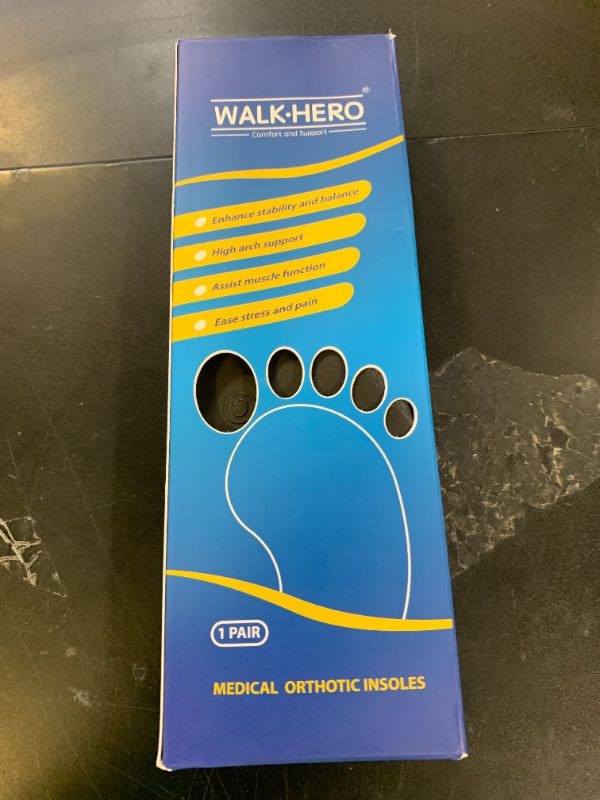 Photo 1 of Inserts Relieve Plantar Fasciitis - Flat Feet Insoles Arch Supports, Orthotic Insoles for Foot Pain Arch Pain Reduce Muscle Fatigue Absorb Shock (Mens 6-6 1/2 | Womens 8-8 1/2)