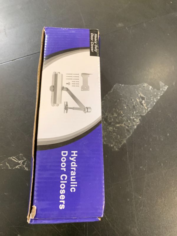 Photo 1 of Door Closers Commercial, Heavy Duty Door Closer No Slam, Hydraulic Door Soft Closer with Hold Open, Self Closing Door Mechanism to Ensure Smooth and Secure Door Operations -Small Size