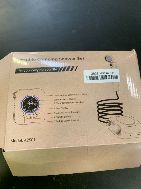 Photo 1 of Portyable camping shower setr model A2501