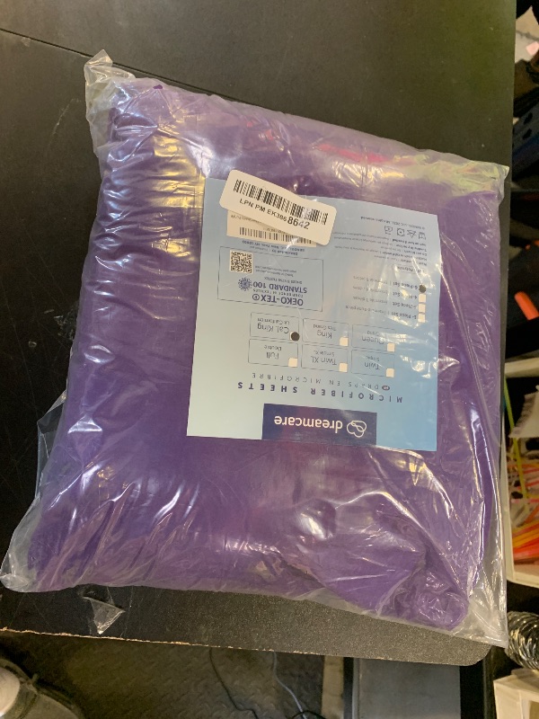 Photo 1 of DREAMCARE California King Sheet Sets – 6 pcs Cooling Bed Sheets – up to 21” Deep Cal King Sheets – 2500 Supreme Collection – Extra Soft 100% Brushed Microfiber Hotel Luxury with Side Pocket – Purple