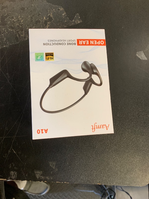 Photo 1 of Aamft Bone Conduction Headphones - 2025 Upgraded Bluetooth 6.0 Open Ear Headphones with HD Mic, 12hrs Playtime, IPX6 Waterproof Wireless Bone Headphones for Running,Workout,Sport,Gym,Driving,Hiking