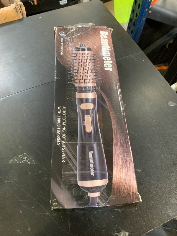 Photo 1 of Beautimeter Hair Dryer Brush 3-in-1 Hair Styler, Rotating Blow Dryer Brush with 2-Inch and 1.5-Inch Brushes