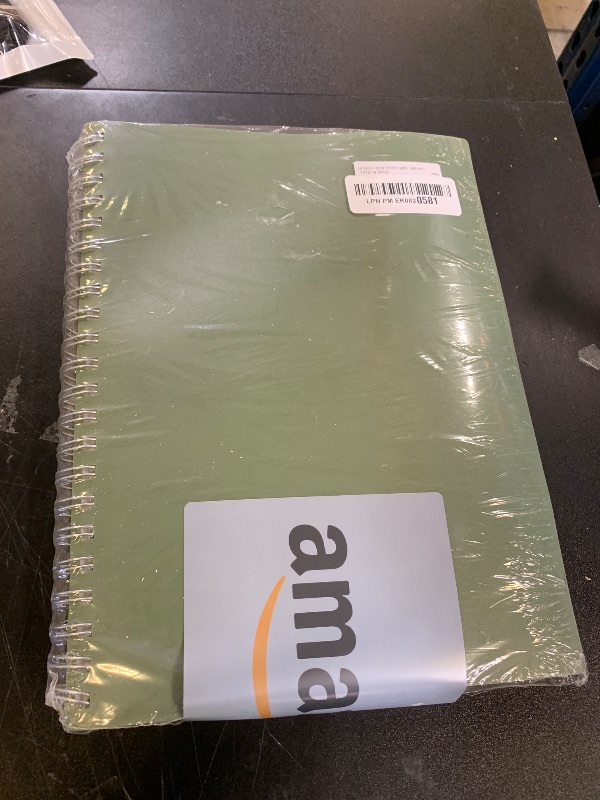 Photo 1 of RETTACY Blank Journal Notebook, 300 Pages, A4 Large Size (8.2'' x 11.2''), 120 GSM Thick Paper, Flexible Plastic Cover, Spiral-bound, for Sketching, Drawing, Painting (Light Green)