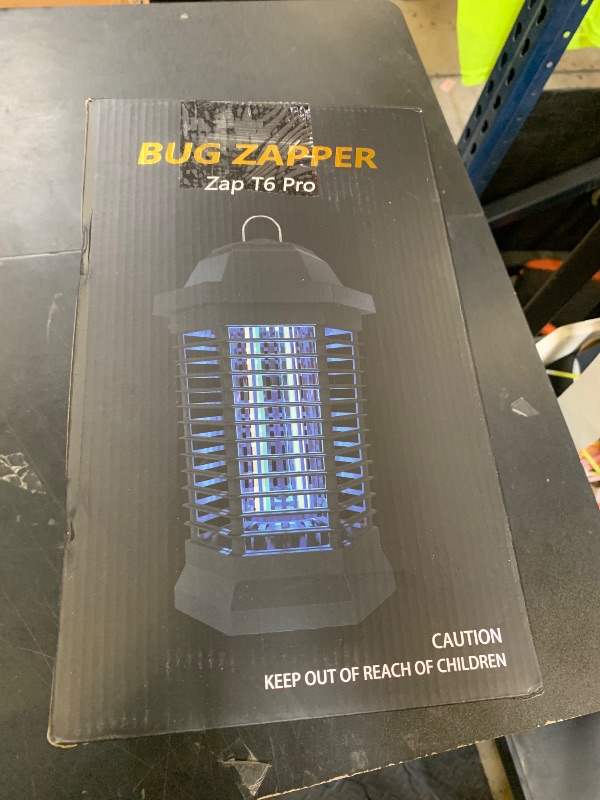 Photo 1 of GOOTOP Bug Zapper Outdoor, Mosquito Zapper, Electric Fly Zapper, Mosquito Killer, Fly Traps, 3 Prong Plug, Flying Insects Zapper Indoor Outdoor 90-130V, 4200V, ABS Plastic Outer (Black)