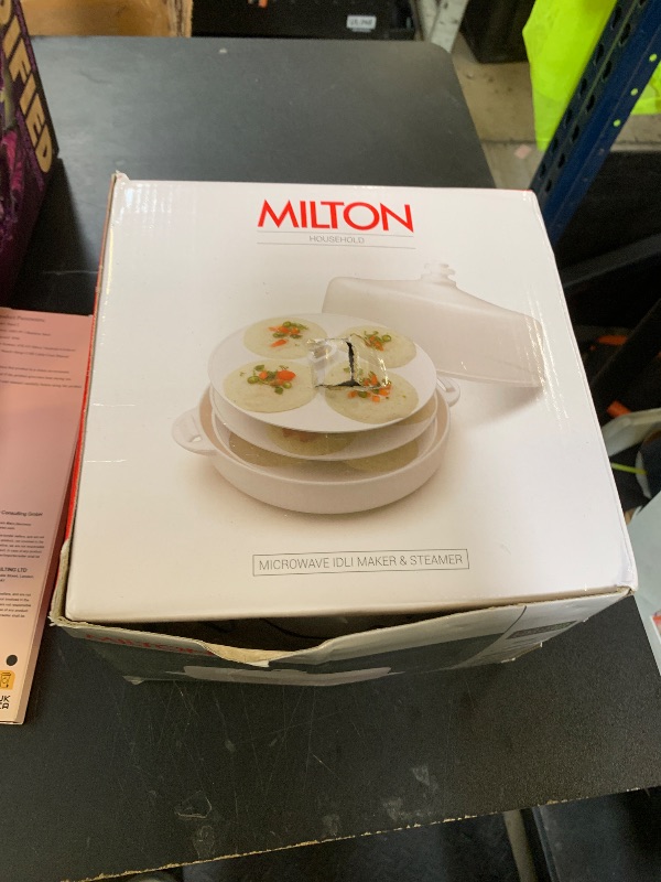 Photo 1 of Milton Microwave Idli Maker and Steamer, Makes 12 Idlis, White