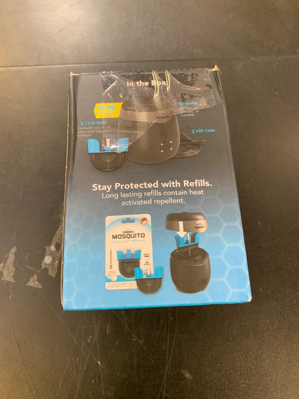 Photo 1 of Thermacell Mosquito Repeller E-Series Rechargeable with 20' Mosquito Protection Zone; Up to 9-Hr Battery Life; Includes 12-Hr Refill; Flame or Scent; DEET-Free Bug Spray Alternative