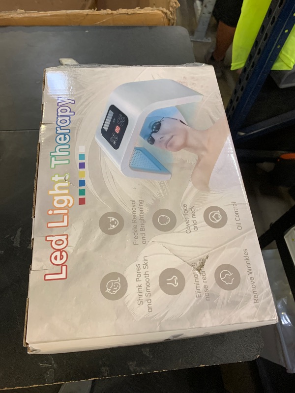 Photo 1 of Fxtiaa LED-Face-Light-Therapy, 7 in 1 Color LED Face Mask Facial Body Beauty Equipment