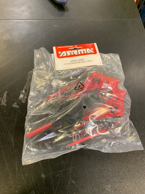 Photo 1 of ARRMA Typhon GROM Body (Red), ARA412006