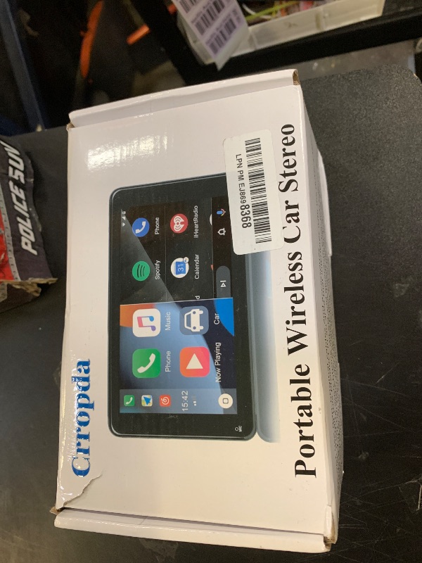 Photo 1 of Portable Wireles Apple Carplay Android Auto Screen for Car,7 Inch Touch Screen Car Radio with Bluetooth,Voice Control,Paly for All Vehicle