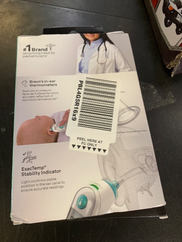 Photo 1 of Braun ThermoScan 5 Ear Thermometer - ExacTemp Stability Indicator for Professional Accuracy, Digital Display, Baby and Infant Friendly, No. 1 Brand Recommended by Pediatricians, FSA and HSA Eligible
