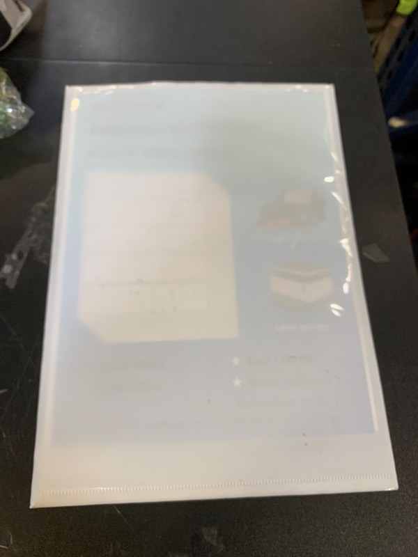 Photo 1 of 100 Pcs Water Bottle Labels Glossy White Waterproof Stickers, 8.2"×2" Printable Blank Wraparound Rectangle Labels for Inkjet or Laser Printer