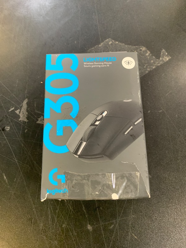 Photo 1 of Logitech G305 LIGHTSPEED Wireless Gaming Mouse, Hero 12K Sensor, 12,000 DPI, Lightweight, 6 Programmable Buttons, 250h Battery Life, On-Board Memory, PC/Mac - Black