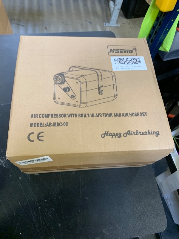 Photo 1 of Hseng Extra Quiet Airbrush Air Compressor With Built-in Air Tank
