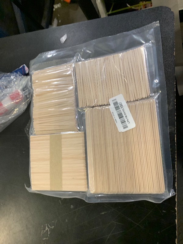 Photo 1 of EWVVSS 4 Style 500 Pcs Waxing Sticks Assorted Wax Applicator Sticks For Body Legs Face With Small Medium Large Sizes Wood Popsicle Sticks For Waxing Or Wood Craft Sticks