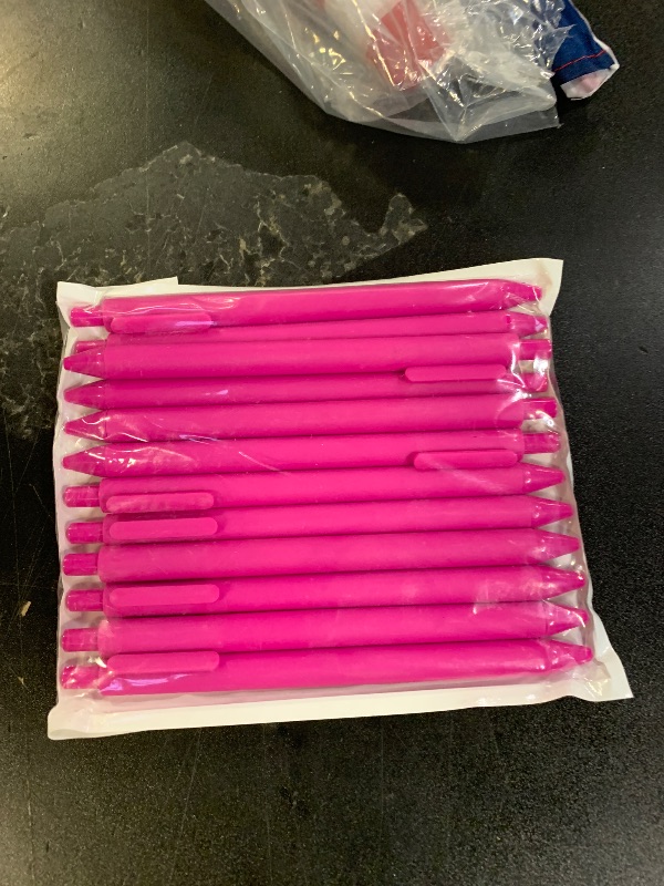 Photo 1 of Mabor 12Pcs Retractable Gel Pens, Cute Rose Pink Smooth Writing Ink Pens for Women Girls 0.5 mm Bullet Point Pink Gel Pens with Black Ink for Office School Home Supplies