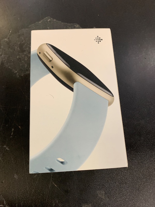 Photo 1 of Fitbit Sense 2 Advanced Health and Fitness Smartwatch with Tools to Manage Stress and Sleep, ECG App, SpO2, 24/7 Heart Rate and GPS, Blue Mist/Pale Gold, One Size (S & L Bands Included)