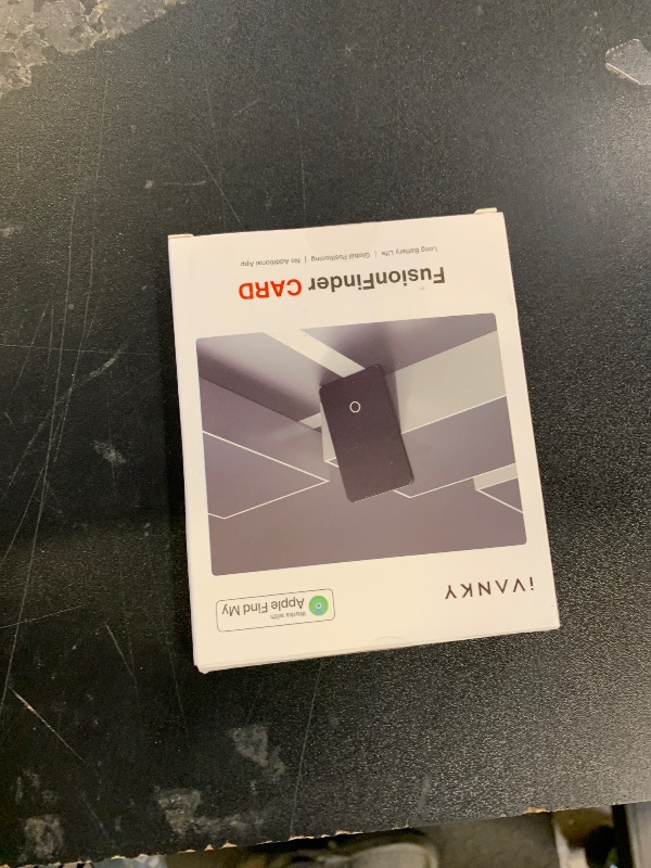 Photo 1 of iVANKY Wallet Tracker Card, Smart Rechargeable Thin Wallet Finder, Works with Apple Find My (iOS Only), Item Finder for Luggage Tags, Passports, Phone, Water Resistant (Android Not Supported)