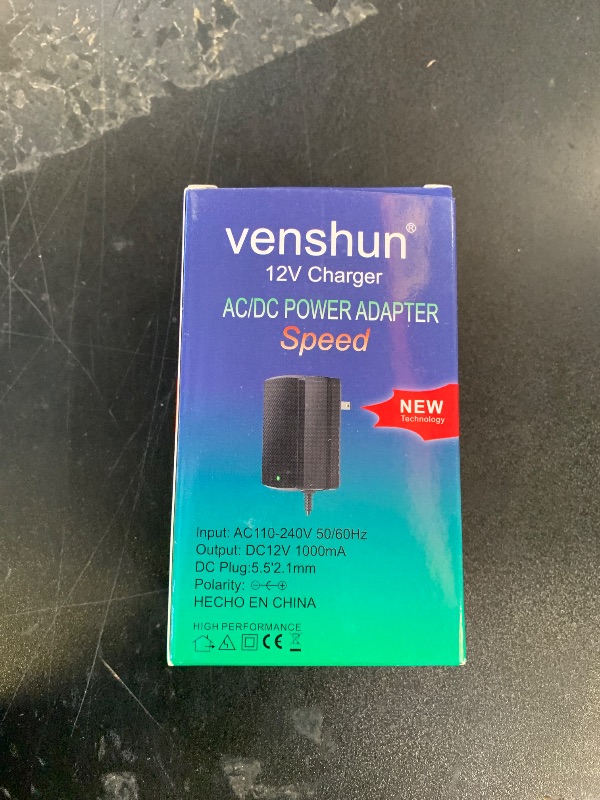 Photo 1 of 12v Battery Charger for Ride On Car Toys 12V 1000mA Charger for Best Choice Products SUV Kidzone Jeep Kid Trax Bumper Car Razor Mx125 Dynacraft Charger