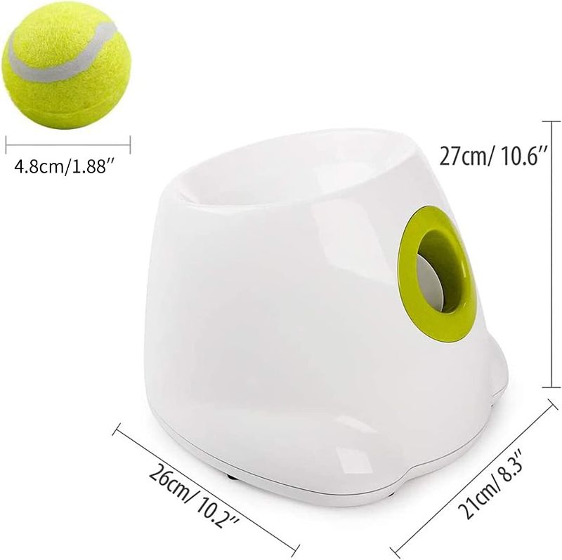 Photo 1 of AFP Automatic Ball Launcher for Dogs Interactive Puppy Pet Ball Indoor Thrower Fetch Machine for Small and Medium Size Dogs, 3 Balls Included (2 inch) Mini
