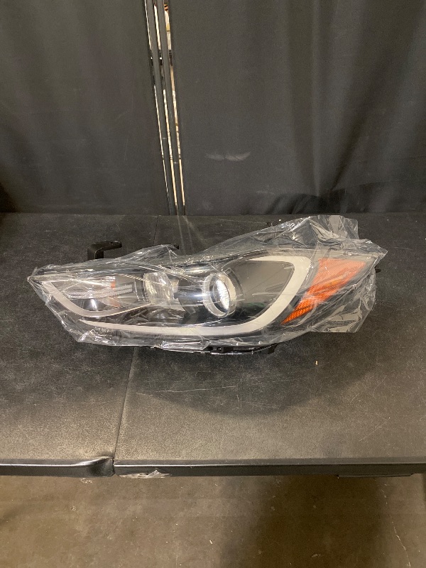 Photo 1 of Headlight Assembly Compatible with 2017 2018 Hyundai Elantra w/Bulbs Halogen Headlamp(Driver Left Side)