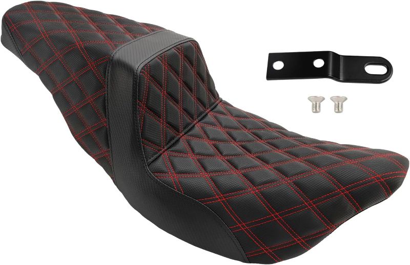 Photo 1 of Artudatech Rider Passenger Seat Front Rear Cushion Red For Harley-Davidson Street Glide EFI FLHX 2008-2023, For Harley Road Glide Special FLTRXS 2015-2023 Road King Special FLHRXS 2017-2023