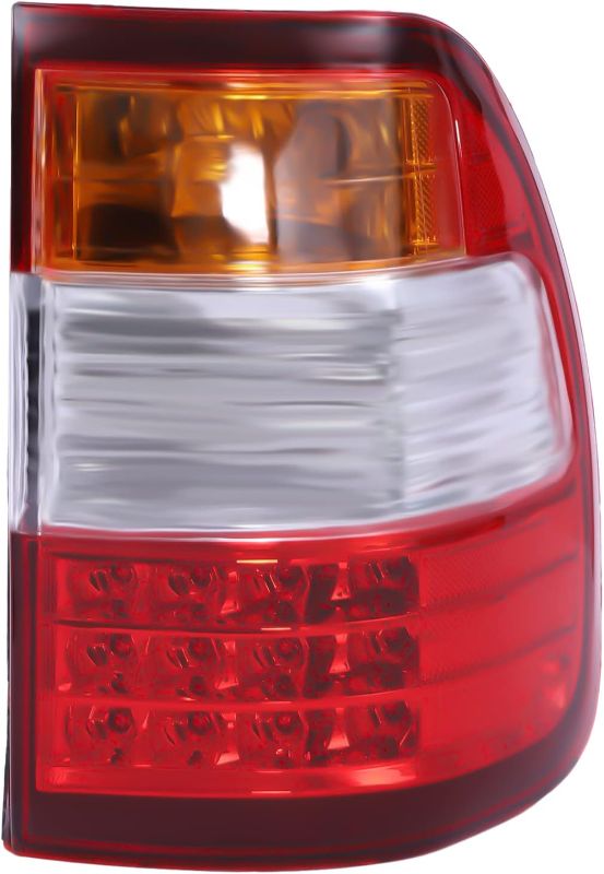 Photo 1 of For 1998-2007Toyota Land Cruiser Outer Taillights PC Taillight Assemblies Left Rear Outer Tail Light Rear Lamp Brake for 1998-2007Toyota Land Cruiser Tail lamp Assembly (Pair of Taillights)