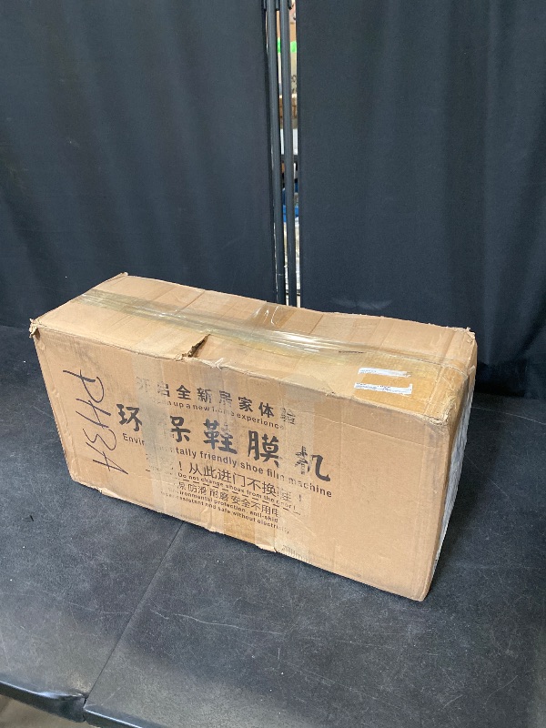 Photo 1 of Automatic Shoe Cover Dispenser Machine, Shoe Film Machine w/Disposable Shoe Film, Shoe Wrapping Machine for Home Office Lab
