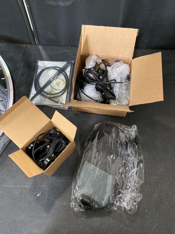 Photo 1 of 36V 500W Electric Bicycle Motor Kit 24" E-Bike Front/Rear Wheel Conversion Kit w/Display
