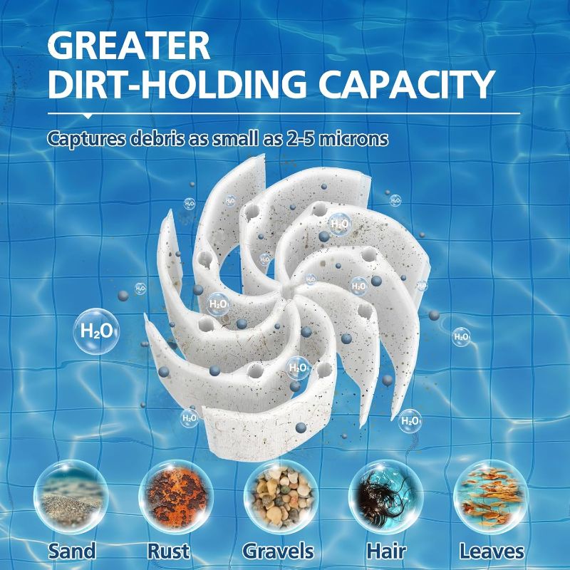 Photo 1 of FS-2005 60 Sq.Ft DE Grid Pool Filter ONLY Compatible with Unicel FS-2005, Filbur FC-9550, Hayward Pro-Grid DE6020 (DEX6000DA), MicroClear DE6000, Pleato PFS3060, PG-1905, 30" High, 7 Full + 1 Partial