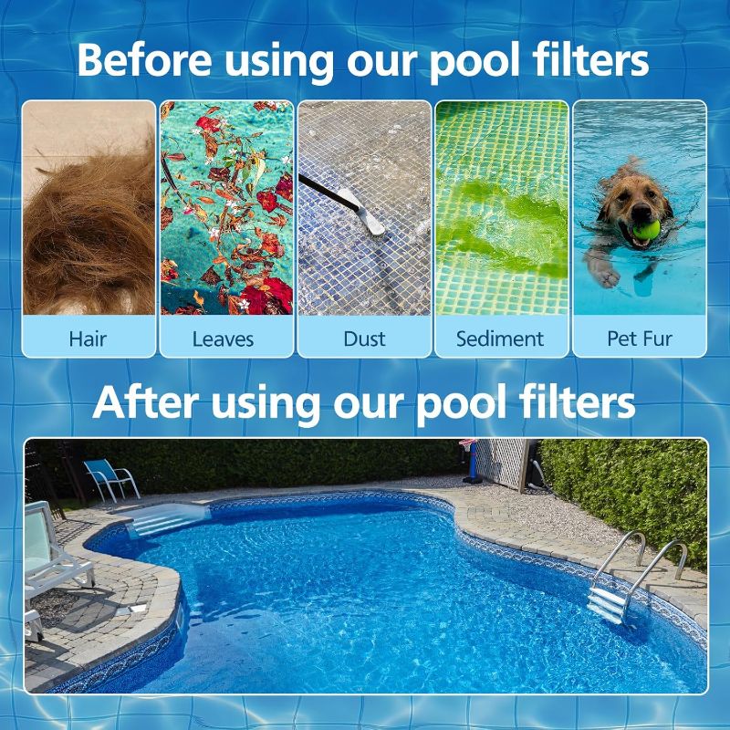 Photo 1 of FS-2005 60 Sq.Ft DE Grid Pool Filter ONLY Compatible with Unicel FS-2005, Filbur FC-9550, Hayward Pro-Grid DE6020 (DEX6000DA), MicroClear DE6000, Pleato PFS3060, PG-1905, 30" High, 7 Full + 1 Partial