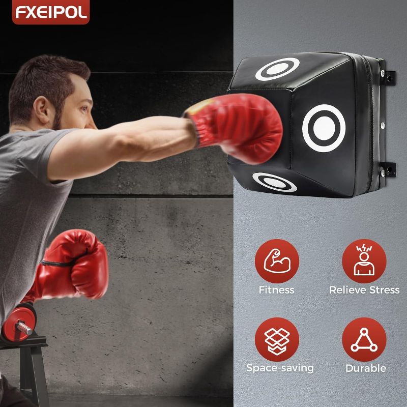 Photo 1 of Wall Mounted Uppercut Boxing Bag Boxing - Training Punching Target - Heavy Punching Bag for Adults for Bedroom/Living Room/Gym 