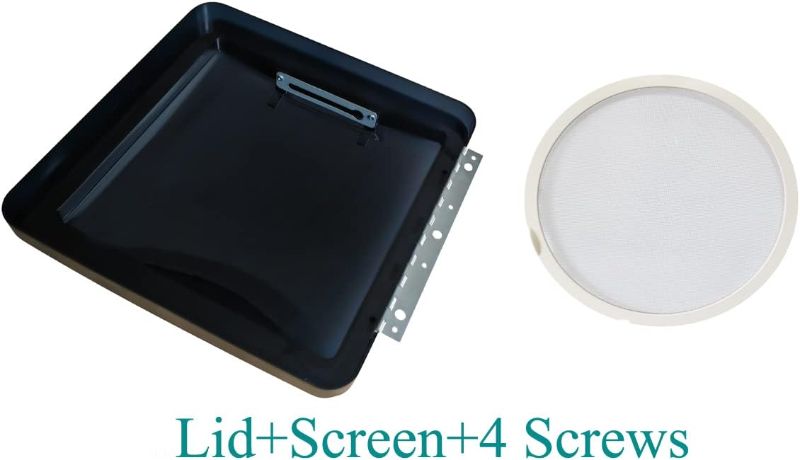 Photo 1 of Rv Roof Vent Lid Dome Cover Remplacement compatible with Fantastic Fan with Screen (Smoke)