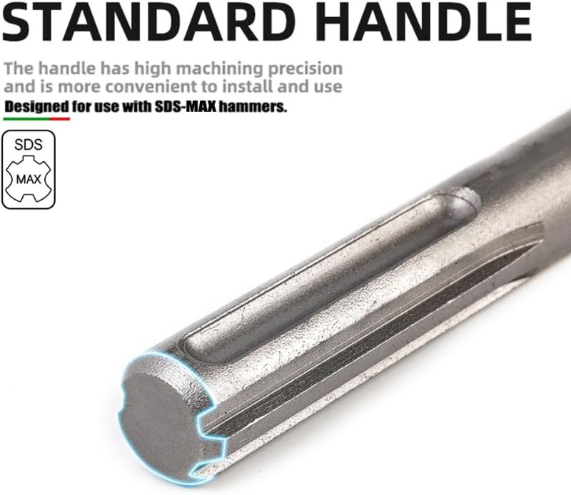 Photo 1 of MonkeyKingBar -SDS Max Bits Set 24" Flat Chisel-Masonry Drill Bits Suitable with All of SDS Max Hammer Drills- SDS Max Chisel Bit
