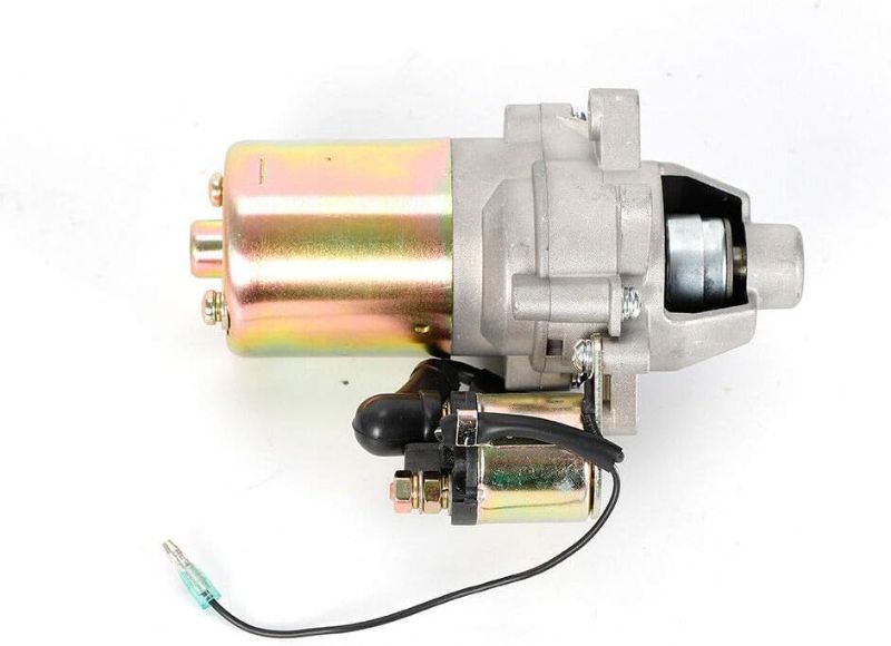 Photo 1 of Electric Start Kit Starter Motor Flywheel Switch For GX160 GX200 with Solenoid FlyWheel Key Switch Charging Coil