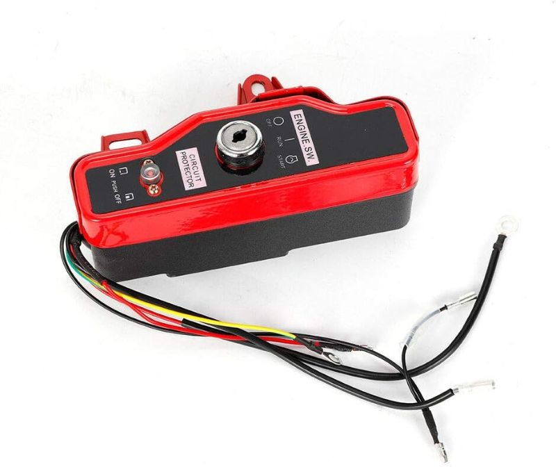 Photo 1 of Electric Start Kit Starter Motor Flywheel Switch For GX160 GX200 with Solenoid FlyWheel Key Switch Charging Coil