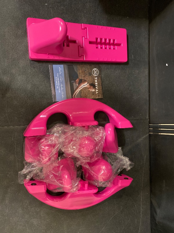 Photo 1 of Thrival Deep Tissue Pro- Fully Adjustable Psoas, Back and Hip Flexor Muscle Release Tool for Deep Tissue, Trigger Point Massage (Pink) – Made in USA