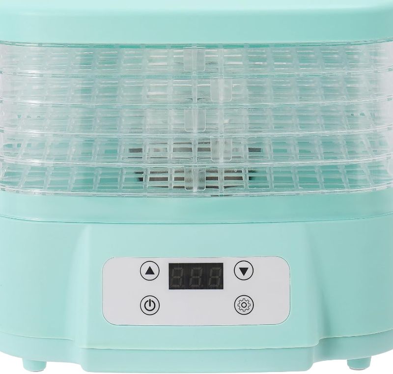 Photo 1 of Food Dehydrator Freeze Dryer Adjustable Timer and Temperature Control Electric Food Dryer with 6 Trays for Fruits, Veggies, Meats, Dog Treats, Candy