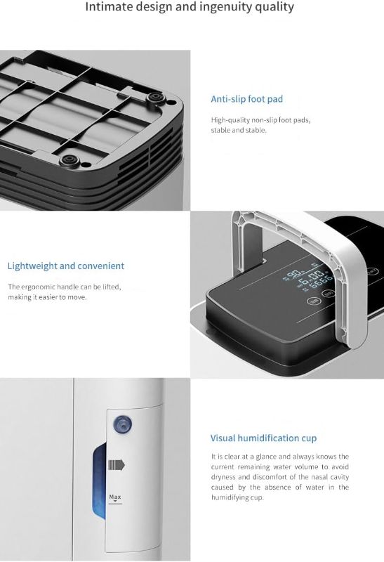 Photo 1 of Oxygen Concentrator Machine,Household Oxygen Generator for Home Use (1-7 Adjustable) Oxygen Machine with Accessories-VC20
