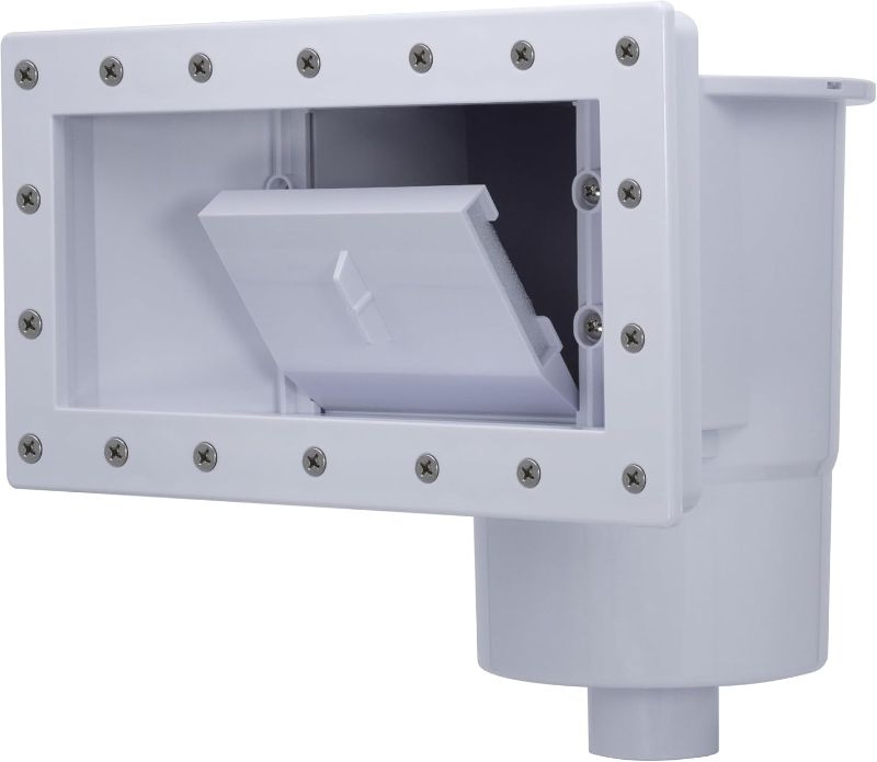 Photo 1 of Rx Clear Heavy Duty Wide-Mouth Complete Thru-Wall Skimmer Kit for Above-Ground Swimming Pool | Made of Non-Corrosive Abs Plastic | Chemical Resistant |