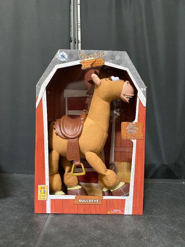 Photo 1 of Disney Store Official Bullseye Interactive Talking Action Figure from Toy Story, Features Sounds and Phrases from The Movies, Interacts with Other Figures and Toys