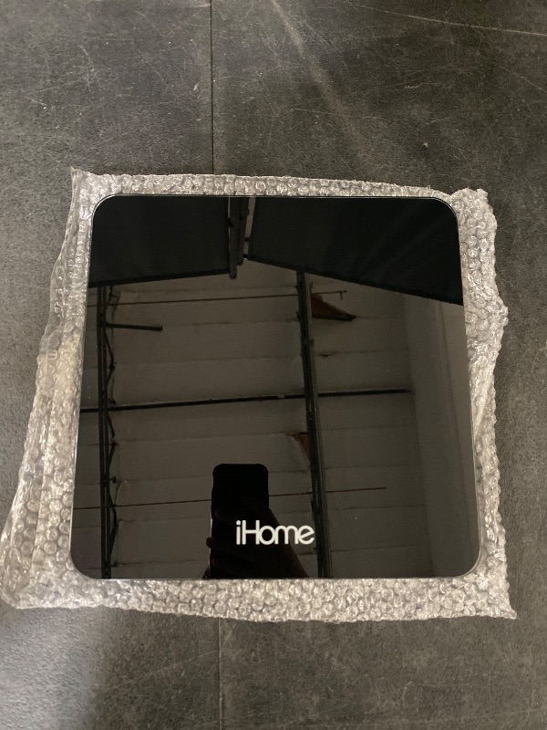 Photo 1 of iHome Digital Scale, Bathroom Scale, Batteries Included, Scale Body Weight, Weight Scale, Bathroom Scales for Weight, Digital Scales for Body Weight (Black)