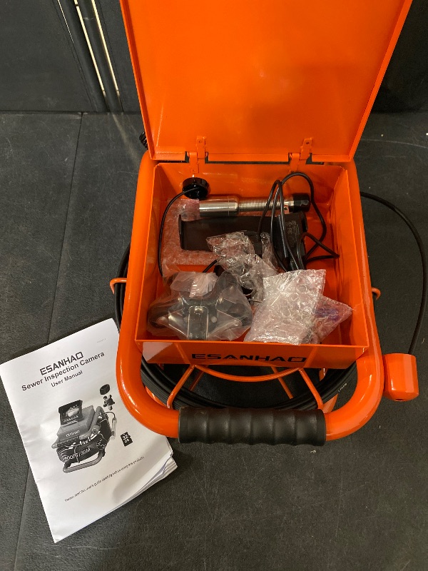 Photo 1 of Sewer Camera 100FT/30M Pipe Inspection with Light Plumbing Snake 17/22mm DVR & Audio Recorder 4.3" Screen HD 1000TVL Included 32GB Card (17MM Camera)