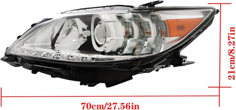 Photo 1 of labwork Left Headlight Assembly Replacement for Lexus ES300H ES350 2013-2015 Headlight with DRL Driver Side