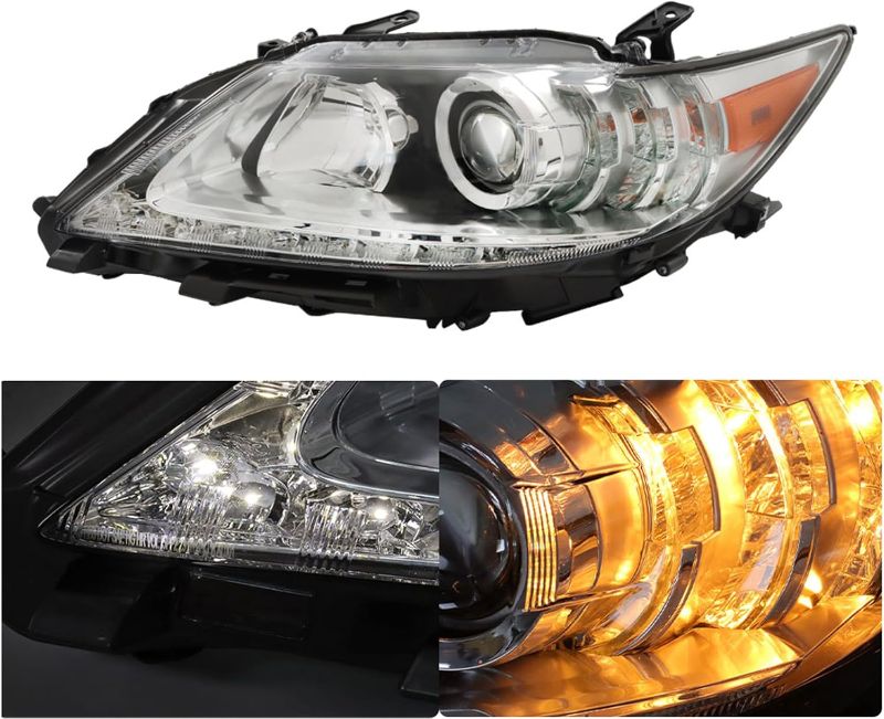 Photo 1 of labwork Left Headlight Assembly Replacement for Lexus ES300H ES350 2013-2015 Headlight with DRL Driver Side