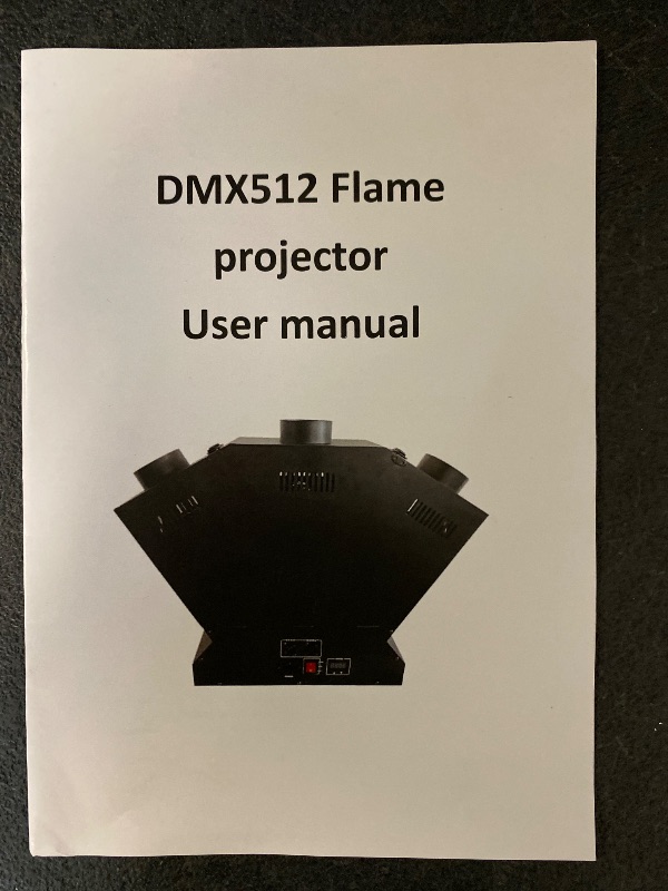 Photo 1 of DMX 512 flame projector 