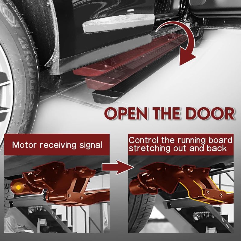 Photo 1 of Power Running Board Motor Assembly Fit for Ford Expedition 2007-2017 Front Left Driver Side Replaces 11390020-101, 9L7Z16A507B - for 131.0 inch Wheelbase only